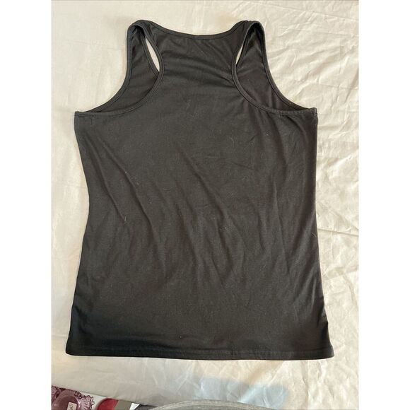 Woman's Size Large "Talk To Me Goose" Top Gun Black /Yellow Tank Top- Unbranded - Picture 5 of 9